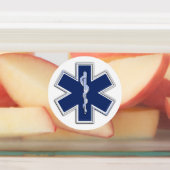 スターオブライフ救急医療隊員炭素繊維スタイル ラベル (貼付)