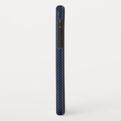 スターオブライフ救急医療隊員緊急ブルーカーボンスタイル Case-Mate iPhoneケース (裏面/左)