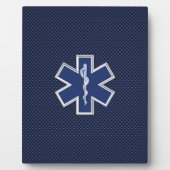 スターオブライフ救急医療隊員緊急医療サービス フォトプラーク (正面)