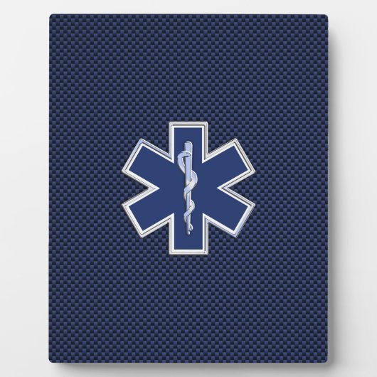 スターオブライフ救急医療隊員緊急医療サービス フォトプラーク (正面)