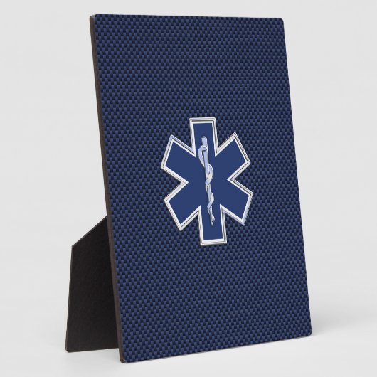 スターオブライフ救急医療隊員緊急医療サービス フォトプラーク (側面)