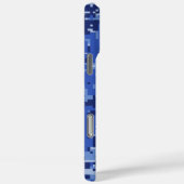 スターオンネイビー迷彩柄背景 Case-Mate iPhoneケース (裏面 / 右)