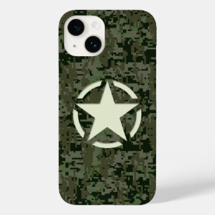 スターオン深いウッズ迷彩柄背景 Case-Mate iPhone 14ケース