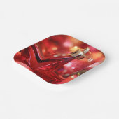 スターオーナメントクリスマス ペーパープレート (傾斜あり)