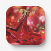 スターオーナメントクリスマス ペーパープレート (正面)