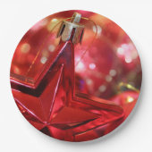 スターオーナメントクリスマス ペーパープレート (正面)