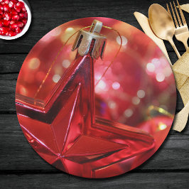 スターオーナメントクリスマス ペーパープレート