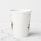 スターオーナメントパインブランチ動物相メリークリスマス 紙コップ (右)