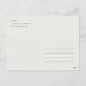 スターオーナメントパイン動物写真メリークリスマス シーズンポストカード (裏面)