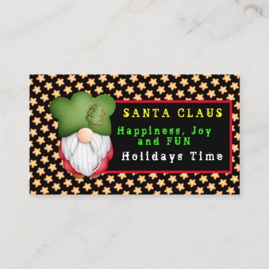 スターカスタマイズ格言カラーと文字 名刺 (正面)