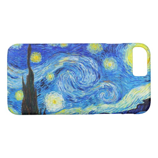 スターカッコいいリーナイトビンセント・ファン・ゴッホ絵画 Case-Mate iPhoneケース (裏面(横))