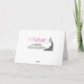 スターカップル感謝カード サンキューカード (裏面)