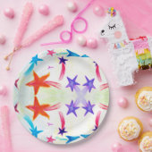 スターカラフルカスタム紙プレート9インチ ペーパープレート (パーティー)