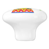 スターカラフルサーカスライオン セラミックノブ (側面)