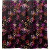 スターカラフルズが踊る シャワーカーテン (正面)