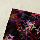 スターカラフルズが踊る ビーチタオル (インサイチュ)