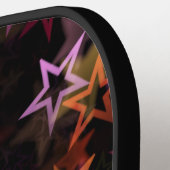 スターカラフルズが踊る ピックルボールラケット (左詳細)