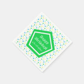 スターカラフルズ少年たち第3誕生日 スタンダードカクテルナプキン (角)