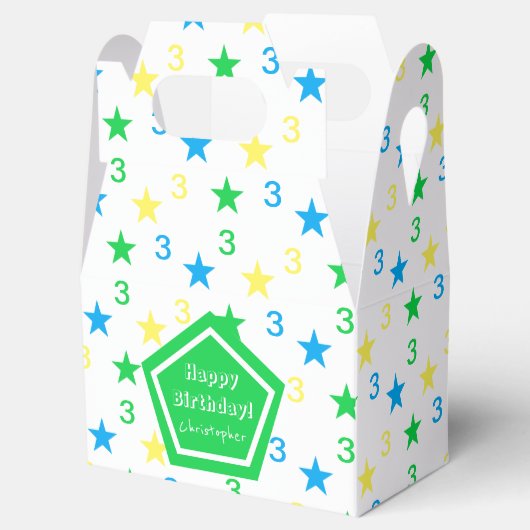 スターカラフルズ少年たち第3誕生日 フェイバーボックス (オープン)