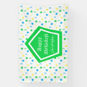 スターカラフルズ少年たち第3誕生日 横断幕 (縦)