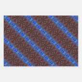 スターカラフルズ抽象デザイン ラッピングペーパーシート (正面2)