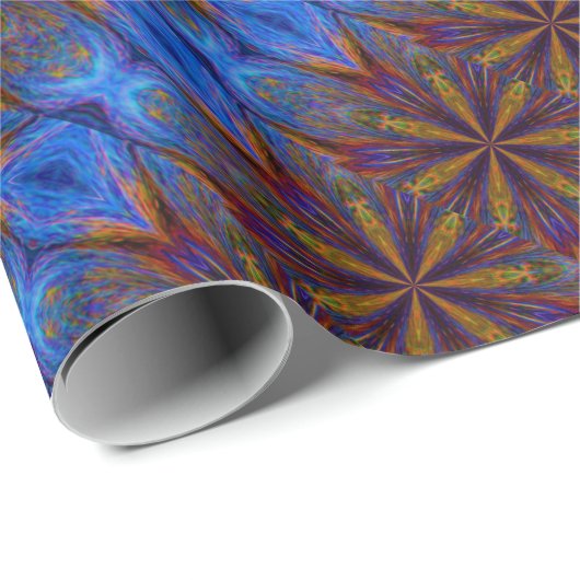 スターカラフルズ抽象デザイン ラッピングペーパー (ロールコーナー)