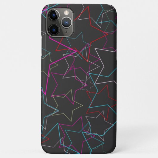 スターカラフルパターン大麦そこにiPhoneケース Case-Mate iPhoneケース (裏面)