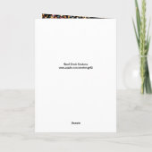 スターカラフルライツスワール誕生日カード カード (裏面)