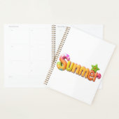 スターカラフル付き夏文字 プランナー手帳 (ディスプレー)