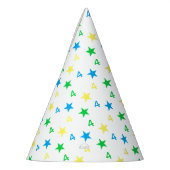 スターカラフル・ボーイズ4th誕生日 パーティーハット (左)