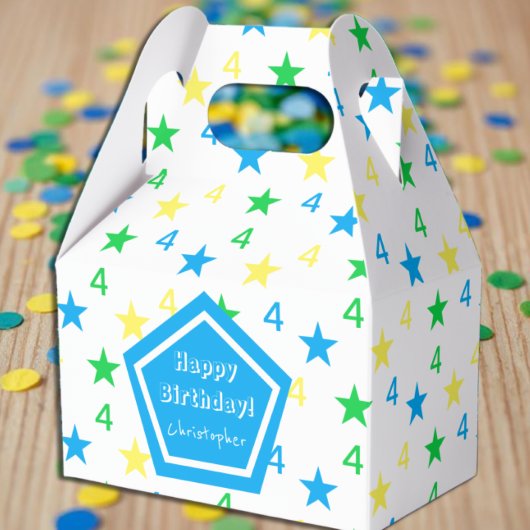 スターカラフル・ボーイズ4th誕生日 フェイバーボックス