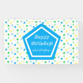 スターカラフル・ボーイズ4th誕生日 横断幕 (横)