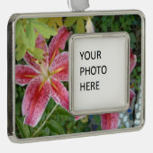 スターガザーリリーズガーデンフローラ シルバープレートフレームオーナメント (右)