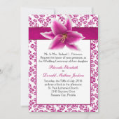 スターガゼルリリー結婚式招待状 招待状 (正面)