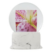 スターガーザーリリーブライトマゼンタフローラ スノーグローブ (裏面)