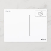 スターガーザーリリーブライトマゼンタフローラ ポストカード (裏面)