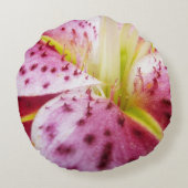 スターガーザーリリーブライトマゼンタフローラ ラウンドクッション (裏面)