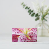 スターガーザーリリーブライトマゼンタフローラ 名刺 (スタンド正面)