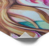 スターガーザーリリー女神ファンタジーアートプリント ポスター (角)