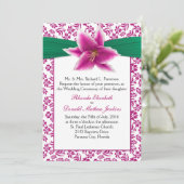 スターガーザーリリー結婚式招待状 招待状 (スタンド正面)