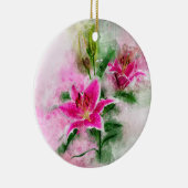 スターガーザーリリー花の水色 – wb 02 セラミックオーナメント (右)