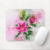 スターガーザーリリー花の水色 – wb 02 マウスパッド (マウス)