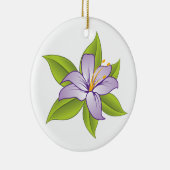 スターガーザー薄紫パープルリリカスタムーオーナメント セラミックオーナメント (右)