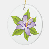 スターガーザー薄紫パープルリリカスタムーオーナメント セラミックオーナメント (左)