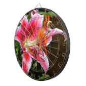 スターガーゼルリリー写真 ダーツボード (正面右)