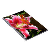 スターガーゼルリリー写真 ノートブック (右側)