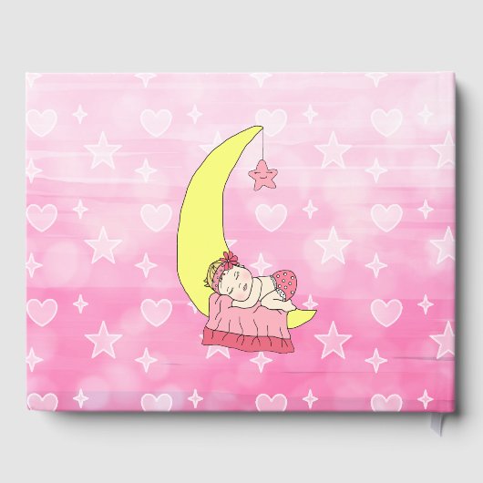 スターガールの赤ちゃんシャワーを浴びたかった ゲストブック (裏面)