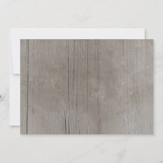 スターガ素朴ゼーリリー結婚式招待状 招待状 (裏面)