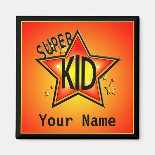 スターキッすごいドネームカスタムマグネット マグネット (正面)