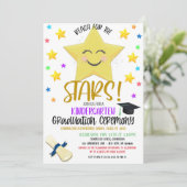 スターキッズ卒業式招待状 招待状 (スタンド正面)